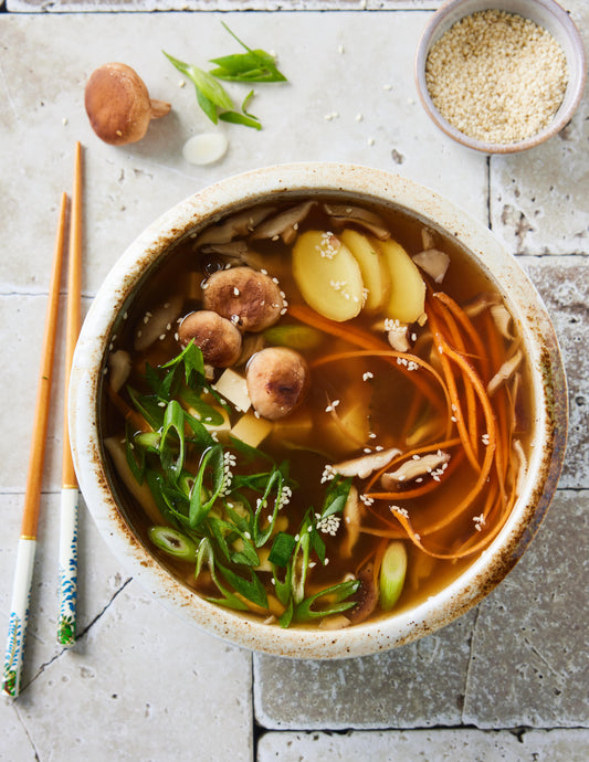 Boosting Mushroom Miso Bouillon