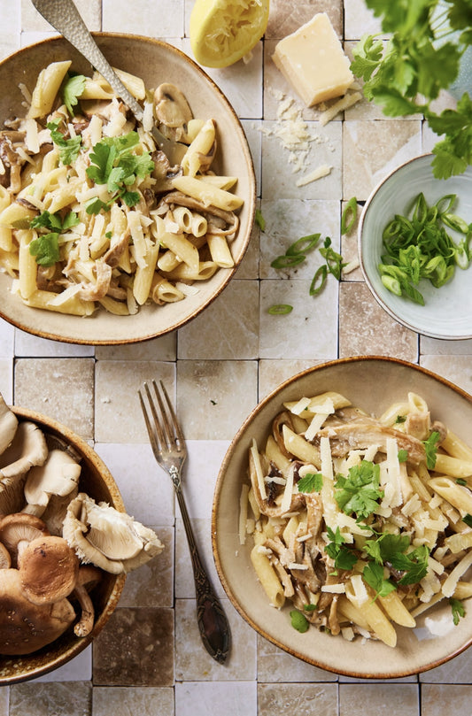 Romige Pasta met Lion’s Mane Recept