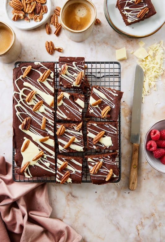 Zwarte Bonen Brownies met Chaga Paddenstoel