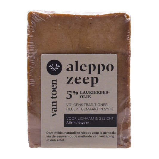 Aleppo zeep 5% laurierbesolie